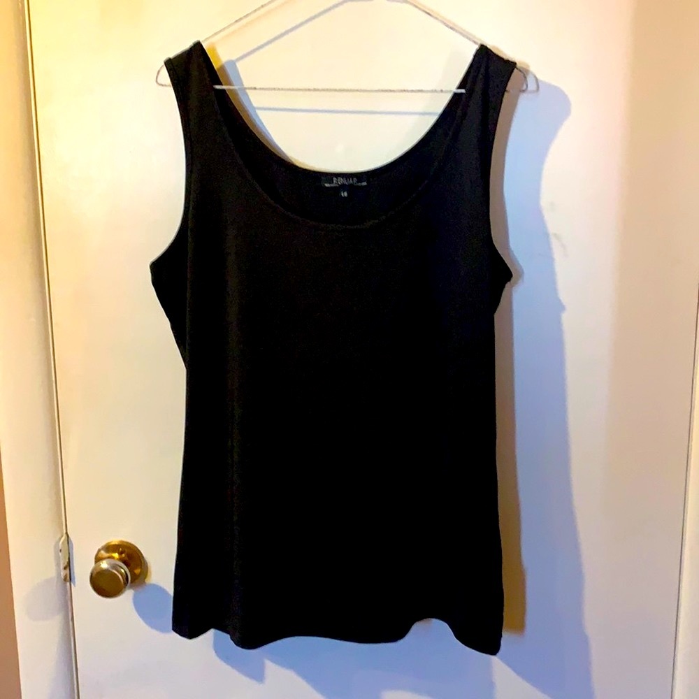 Sleeveless Black Top